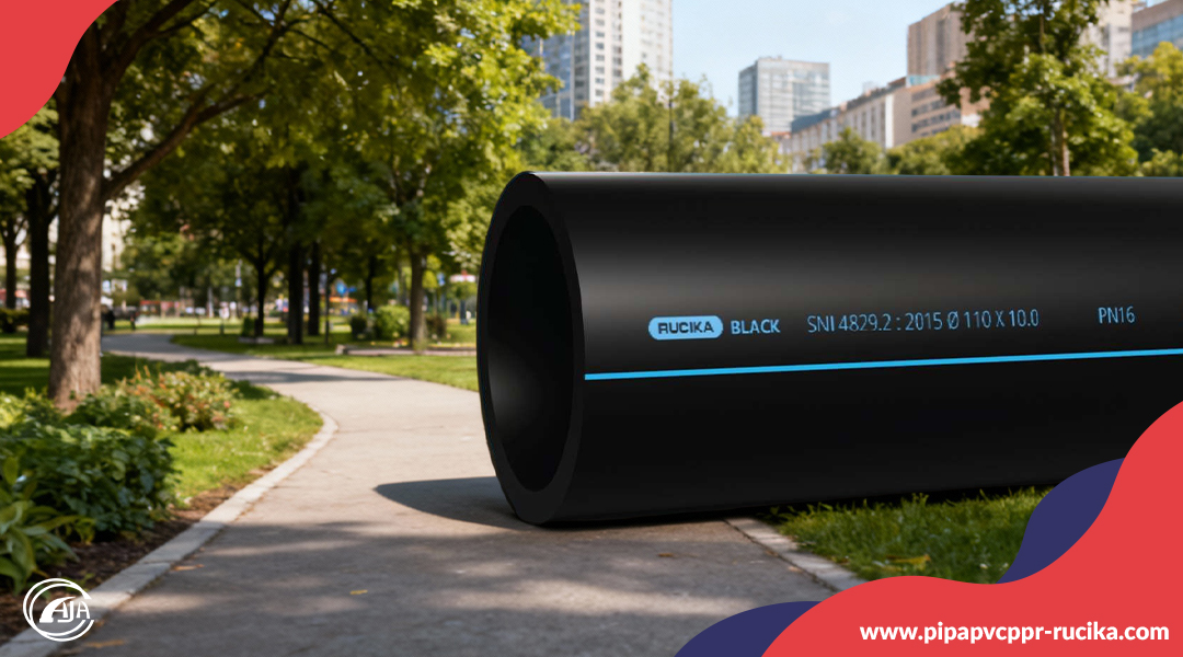 Pipa Rucika HDPE Black
